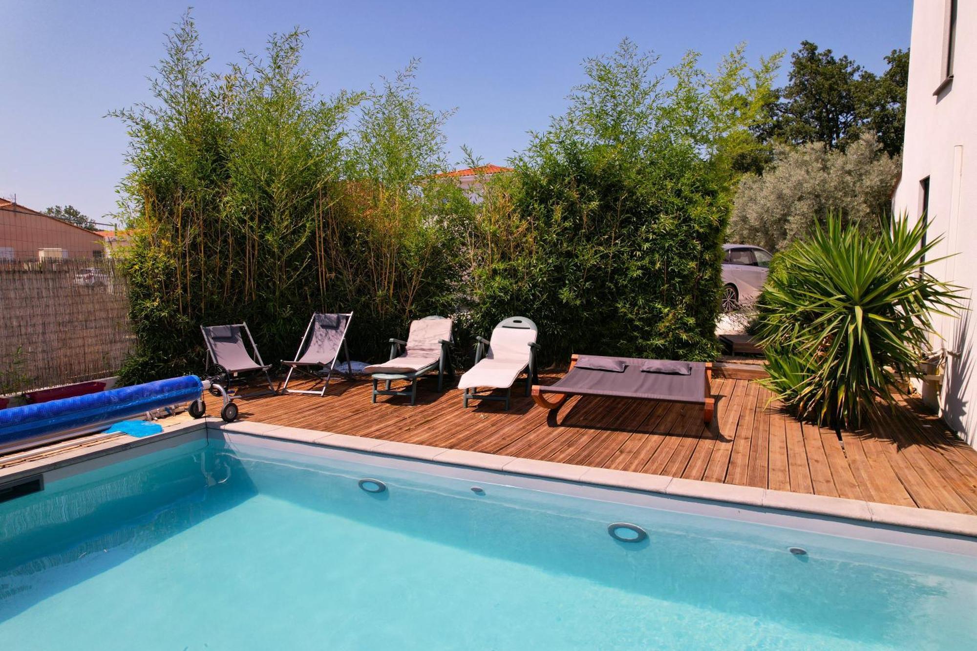 Villa Contemporaine, Jardin Mediterraneen Et Piscine Privee Saint-Jean-Pla-de-Corts Extérieur photo